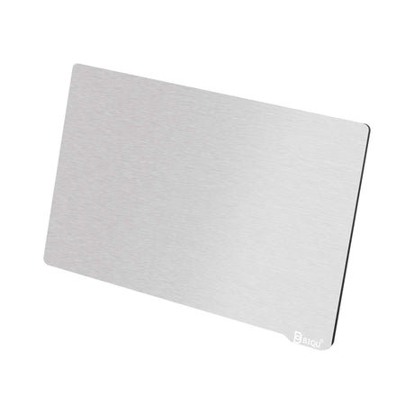 BIQU Resin Build Plate+Magnetic Sheet,202X128mm Resin Flexible Steel Plate Flex Bed for Anycubic Mono X,Anycubic Photon X,Smart kumitsu KL9 3D Printer(8x5inch),Sliver BIQU