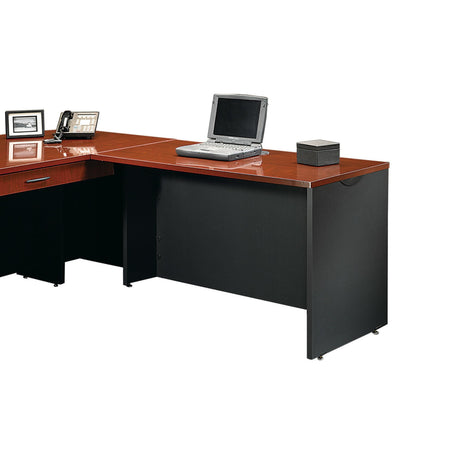 Sauder Via Collection Desk Return, Classic Cherry finish Sauder