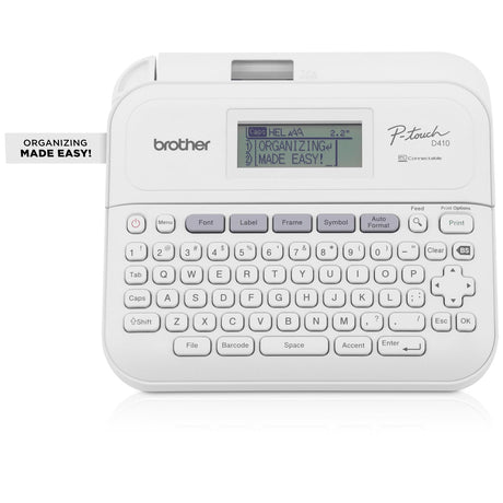Brother P-Touch PT-D410 Home / Office Advanced Label Maker | Connect via USB to Create and Print on TZe Label Tapes up to ~3/4 inch, White Brother
