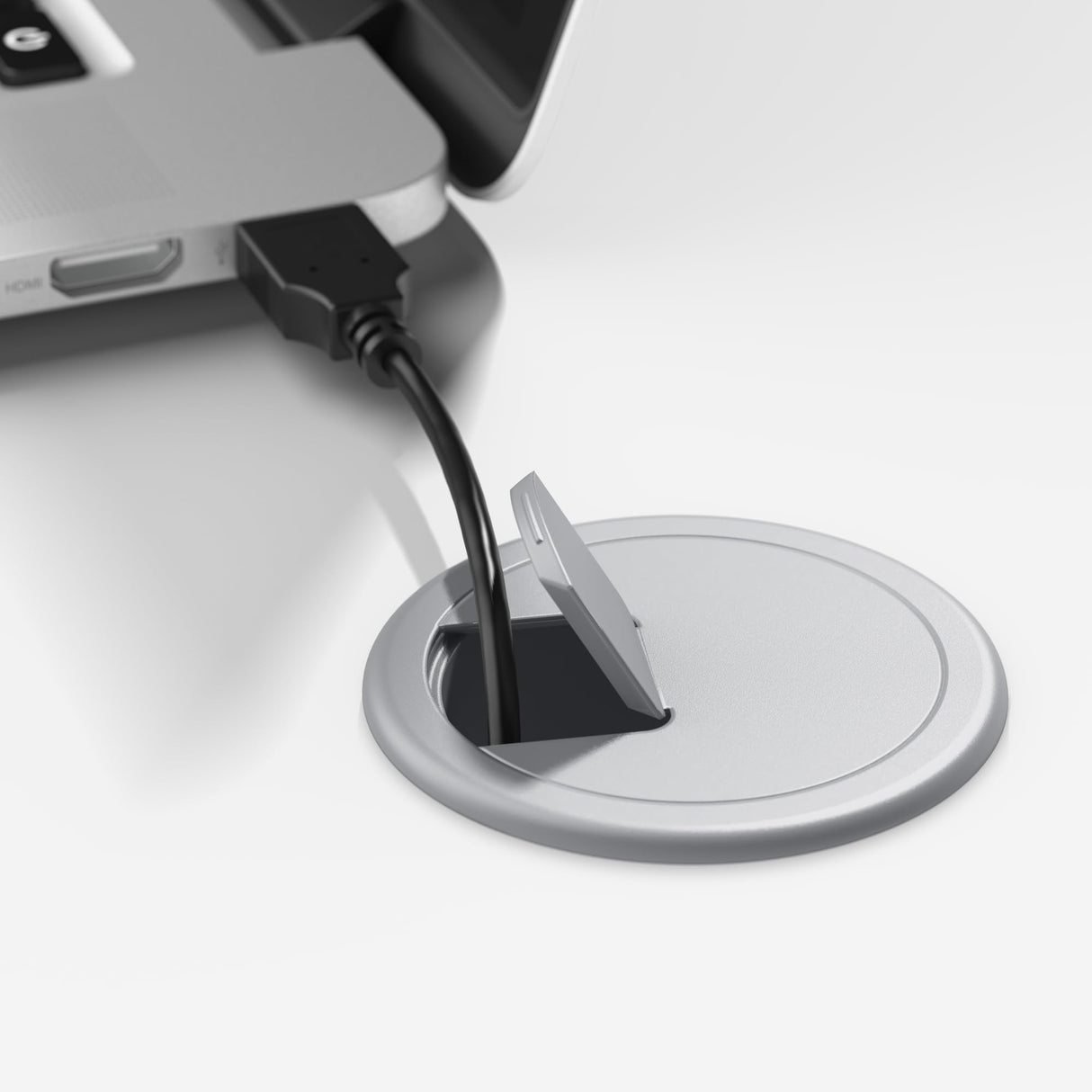 Bush Business Furniture Studio C 60W x 30D Office Desk in White, Computer Table for Home or Professional Workspace Bush Furniture