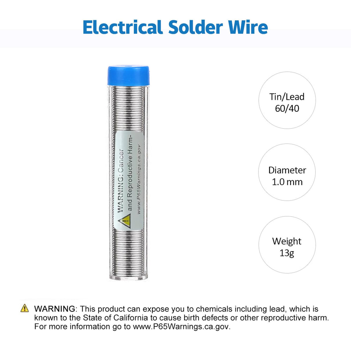 LDK Soldering Iron Kit Electric 60W 110V Adjustable Temperature Soldering Gun Welding Tools, 5pcs Replacement Tips and Solder Wire (Basic) LDK