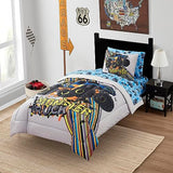 Kids Bedding Set Bed in a Bag for Boys and Girls Toddlers Printed Sheet Set and Comforter, Twin, Monster Truck Sweet Home Collection