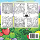 Hidden Hollow: A Whimsical Coloring Book with Cute Farm Animals and Magical Village Scenes.: 45 Unique Illustrations for All Age. WoodArtSupply