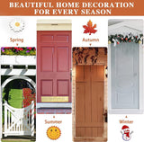 Leave Your Shoes at The Door Since Little Fingers Touch Our Floor Signs Wooden Sign Buffalo Plaid Bow Shoes Close Sign for All Seasons Farmhouse Home Front Porch Door Decor 12" Aowotu