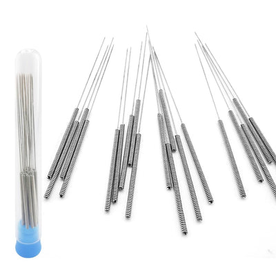 20Pcs 3D Printer Nozzle Cleaning Needles 0.4mm, 3D Printer Nozzle Cleaning Kit - 0.4mm Needles for 3D Printer Extruder Nozzles, 0.4mm Stainless Steel Nozzle Needles(Total Length: 80mm)
