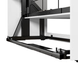 Bestar Claremont 59W Full Murphy Bed in White, Sleeping Arrangement for Multipurpose Area, Bedroom, Guest Room, or Living Room Bestar