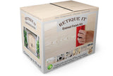 Wood Finish Muli-Purpose Kit – GO Beyond Faux Wood with Paintable Liquid Wood Based Primer and Gel Stain - Graining Tools Included (32oz, Pickled Oak) Retique It