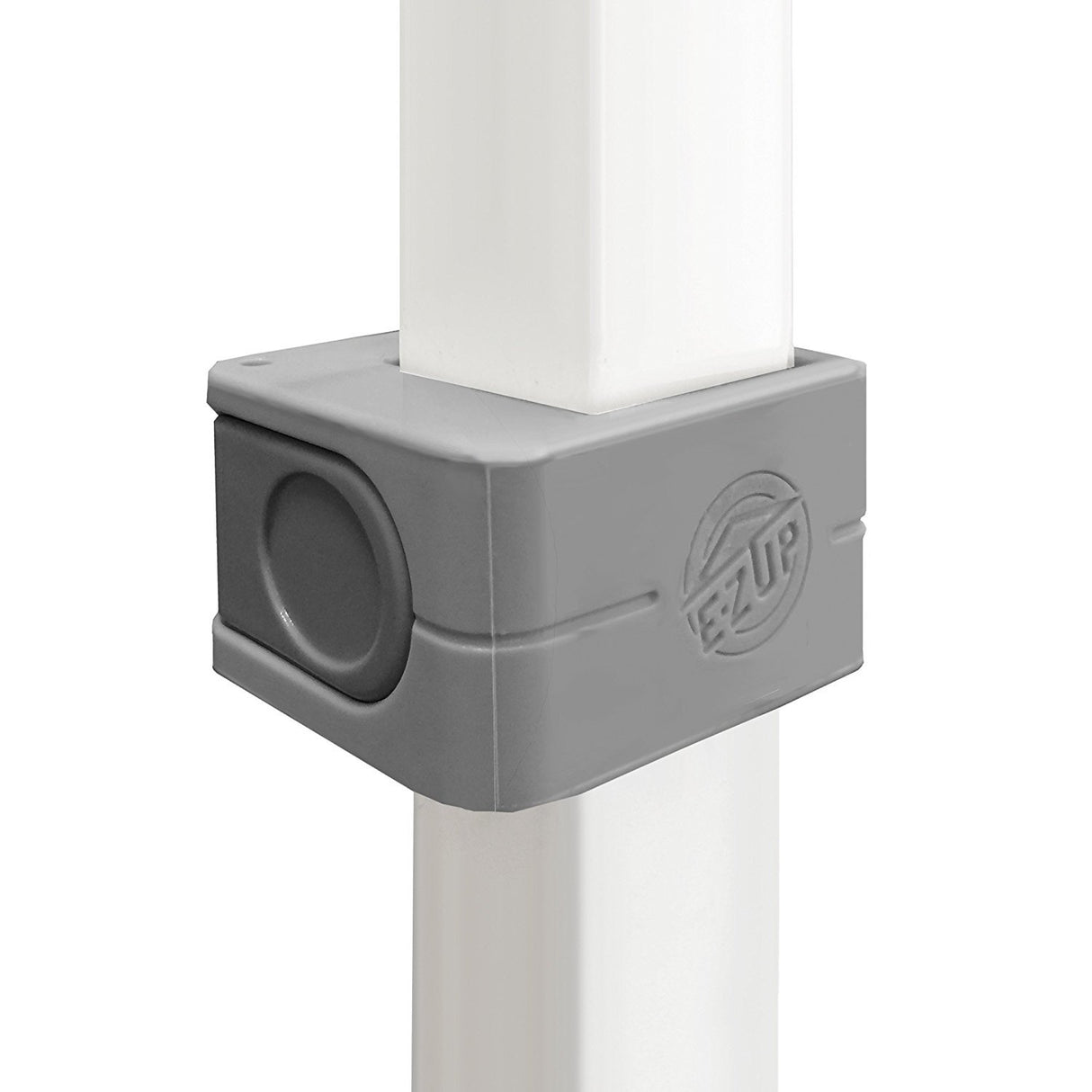 E-Z UP Pyramid Instant Shelter Canopy Pop Up Tent, 10' x 10' with Wide-Trax Roller Bag & 4 Piece Spike Set, Royal Blue E-Z UP