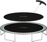 Cliselda Trampoline Replacement Mat, Fits 14 ft Round Trampoline Frame with 72 V-Rings and Spring Tool, Fits 6.5-7" Springs, 147 inch Jumping Mat (Excluding Frame and Spring) Cliselda