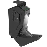 Z ZLJUAN Mounted Gun Safe for Pistols,Quick-Access Handgun Safe for Nightstand Bedside Desk Bed Gun Safes,Pistol Safe with Keypad Lock,Key (Drop Down Safe(Keypad)) Z ZLJUAN