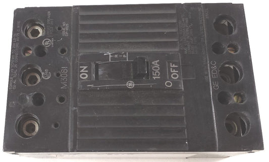 GE TQD32150 150A 3P 240V 10KAIC BOLT-ON MOLDED CIRCUIT BREAKER