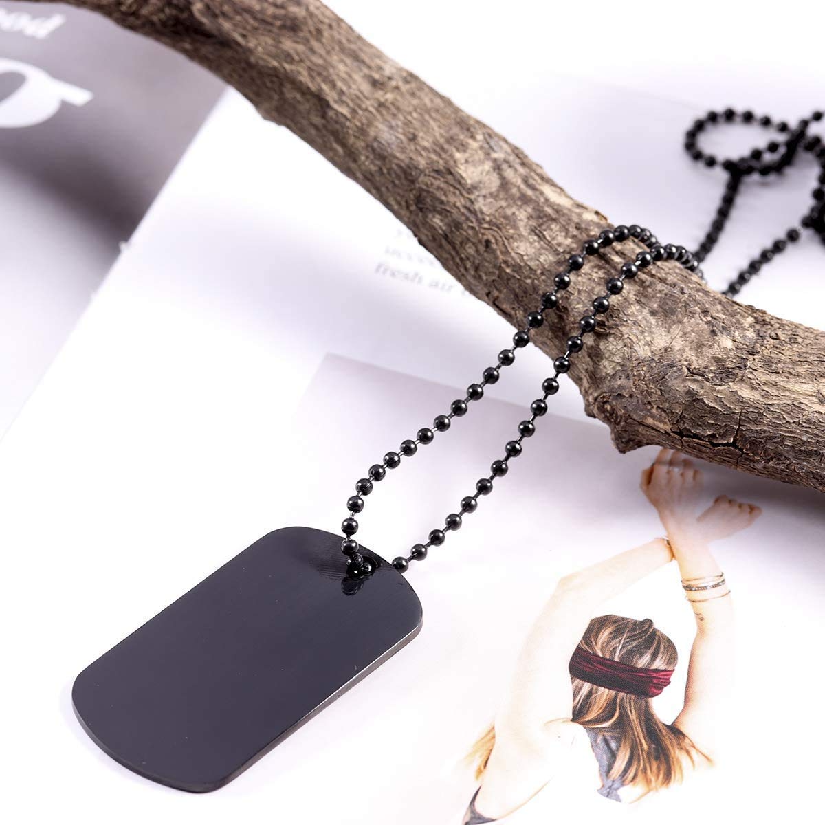 Vinaco Pull Chain Extension, 2 Pack 36" Stainless Steel Ceiling Fan Pull Chain, Strong Bearing & Rustproof, 6 Size Light Chain Pull Extender with 6 Solid Matching Connectors Vinaco