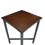 Home Styles Cabin Creek Bistro Table, Constructed from Hardwood Solids with a Chestnut Distressed Finish homestyles