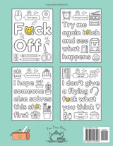 What My Emails Really Mean: A Bold and Easy Swear Word Coloring Book for Adults, 50 Funny Designs for Relaxation and Stress Relief WoodArtSupply