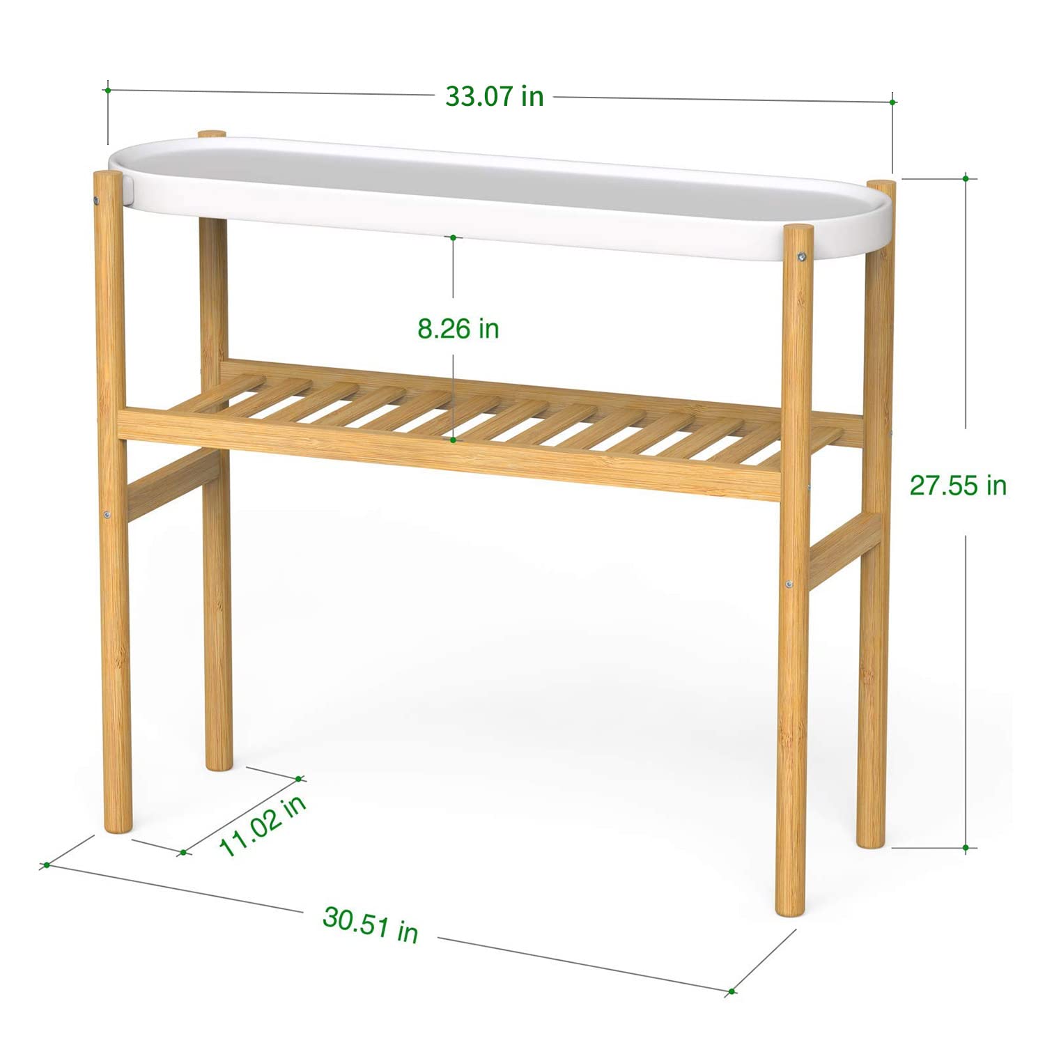 Wisuce Bamboo Shelf - Thumbnail 2