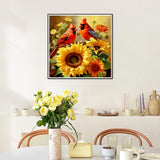 Acudotr Diamond Painting Kits for Adults, 5D DIY Cardinal Diamond Art Kits for Beginners, Full Drill Diamond Painting Kits for Home Wall Decor, Bird, 12x12 Inch Acudotr