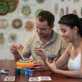 36 PCS Reusable Mandala Stencils for Painting Rocks Wood Canvas Fabric Glass Pottery Art Projects CH HAICHENG