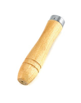 QWORK Wooden File Handle with Strong Metal Collars, 5 Pack Ergonomic Handle Easy Installation File Cutting Tool Craft for 4'' - 7'' Metal File, Wood File, Screwdriver, Hand Drill QWORK