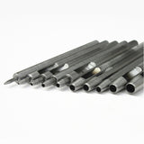 Steel Leather Punch Tool Kit, 10 Sizes (0.5-5.0mm) for Belt, Wallet, Bag, Crafting | Heavy-Duty Hole Puncher Set with Case, Professional Leatherworking Tools for DIY & Repair YankMooM