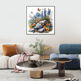 Acudotr Flower Diamond Painting Kits for Adults, 5D DIY Diamond Art Kits for Beginners, Full Drill Diamond Painting Kits for Home Wall Decor, 12x12 Inch Acudotr