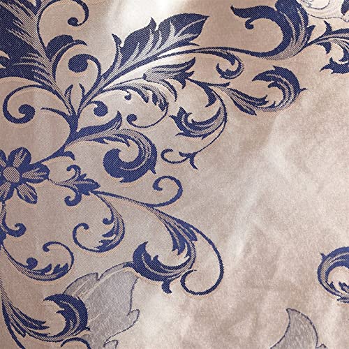 Bedding Set Neoclassical Style Jacquard Duvet Cover Set 2/3PCS Luxury Satin Bedding Set 1 Quilt Cover and 1/2 Pillowcase Single Twin Full Queen King Size Full bed set ( Color : A , Size : EU-Single 13 HASMI