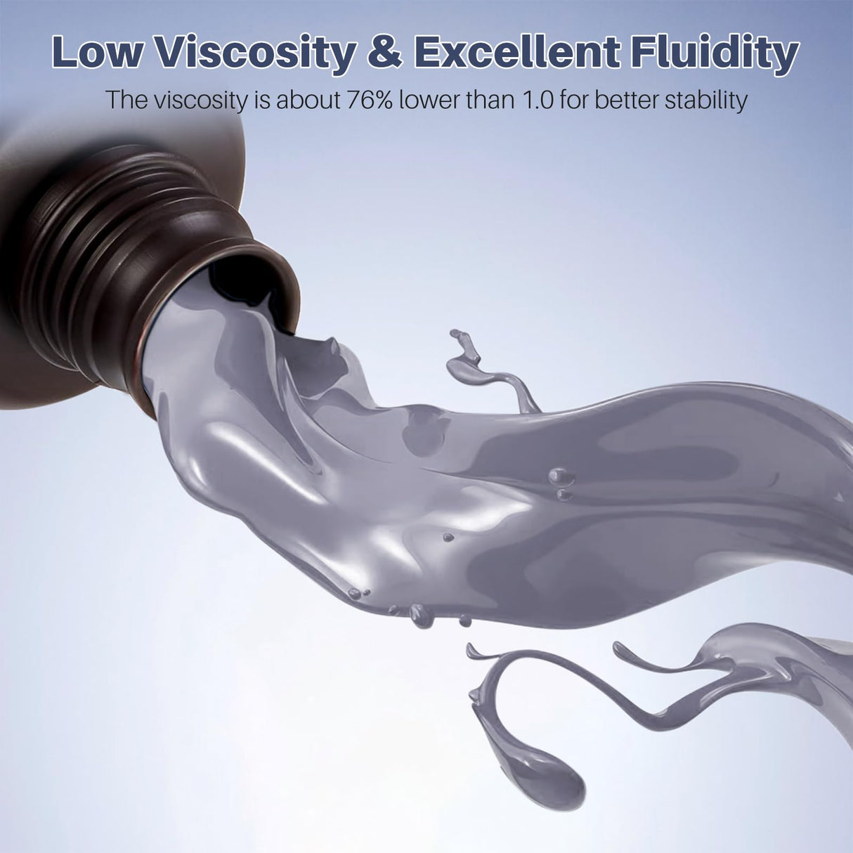 ELEGOO Upgraded Water Washable 3D Printer Resin 2.0, 405nm UV-Curing 3D Resin with Lower Shrinkage and Higher Precision for LCD 3D Printing Gray 2000g ELEGOO