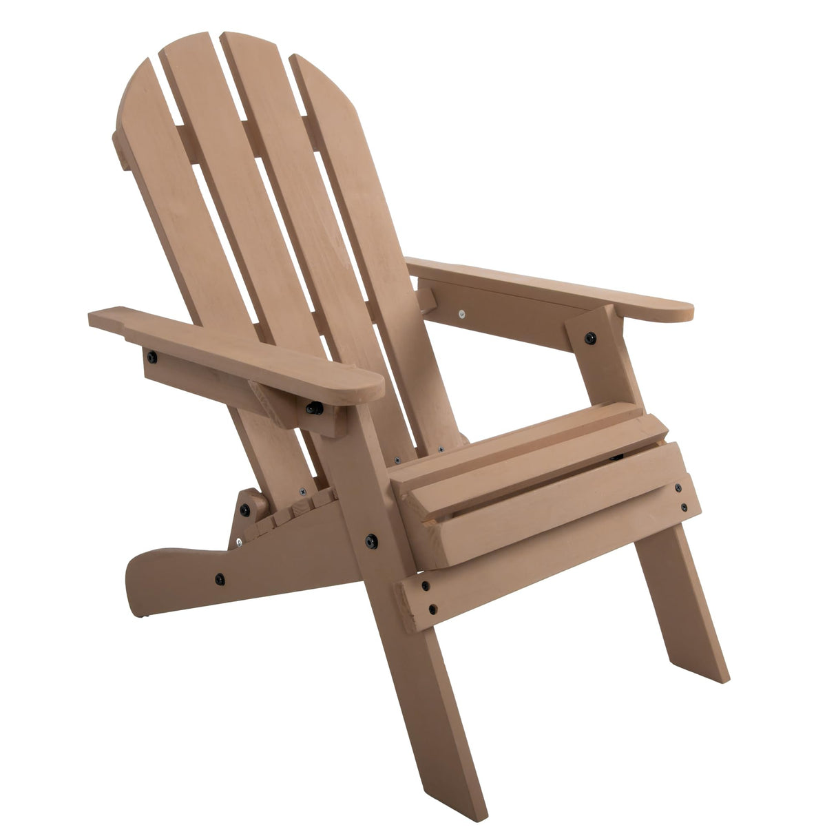 HOLTICO Kids Adirondack Chair, Outdoor Wooden Accent Toddler Adirondack Chair, Folding Adirondack Chair, Comfortable Kids Fire Pit Lounge Chairs for Yard, Garden, Patio HOLTICO
