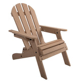 HOLTICO Kids Adirondack Chair, Outdoor Wooden Accent Toddler Adirondack Chair, Folding Adirondack Chair, Comfortable Kids Fire Pit Lounge Chairs for Yard, Garden, Patio HOLTICO