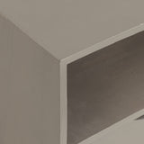 Kate and Laurel Hutton Modern Floating Shelf and Side Table, 12.5 x 10 x 7, Gray, Modern Farmhouse Floating End Table with Graywash Finish for Storage and Display Kate and Laurel