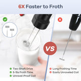 Ganiza Immersion Blender, 6 in 1 Hand Blender Stainless Steel Blade, 15 Speed Stick Blender Electric, Immersion Blender Handheld with 800ml Mixing Beaker, 600ml Chopper, Whisk, Frother, Potato Masher Ganiza