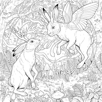 Mythographic Color and Discover: Mythical Beasts: An Artist’s Coloring Book of Magical Creatures