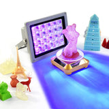 FASTTOBUY Solar Display Stand Turntable, Double Used Rotating Display for UV Resin Curing Light LCD/SLA/DLP 3D Printer Solar Power Jewelry Spinner Watch Hobby Collection Shelf FASTTOBUY