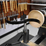 Hurricane Turning Tools, S-Curved Tool Rest For Wood Lathe with 8.5" and 5.2" Diameter Curves, 1" Diameter Post, 4" Post Length Hurricane Turning Tools