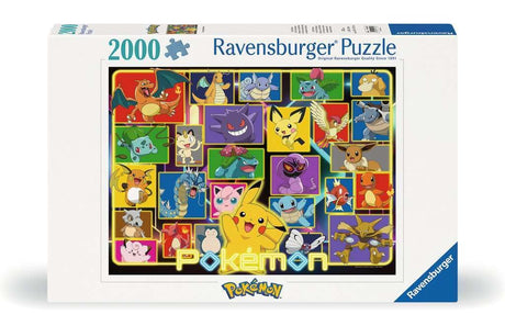 Ravensburger - 2000 piece puzzle - Adult puzzle - Ages 14 and above - Luminous Pokémon - Premium quality puzzle made in Europe - Fun & Action - 12001130, Yellow Ravensburger