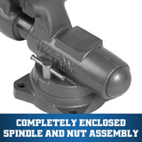 Wilton Machinist Bench Vise, 4" Jaw Width, 6-1/2" Jaw Opening, 3-1/2" Throat (Model 400S) Wilton