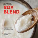 Blended Waxes, Inc. All-Purpose Soy Wax for Candles, Ideal for Pillar, Melts/Tarts, and Containers, Premium Soy Wax for Candle Making 10lb Pack BW Blended Waxes, Inc.