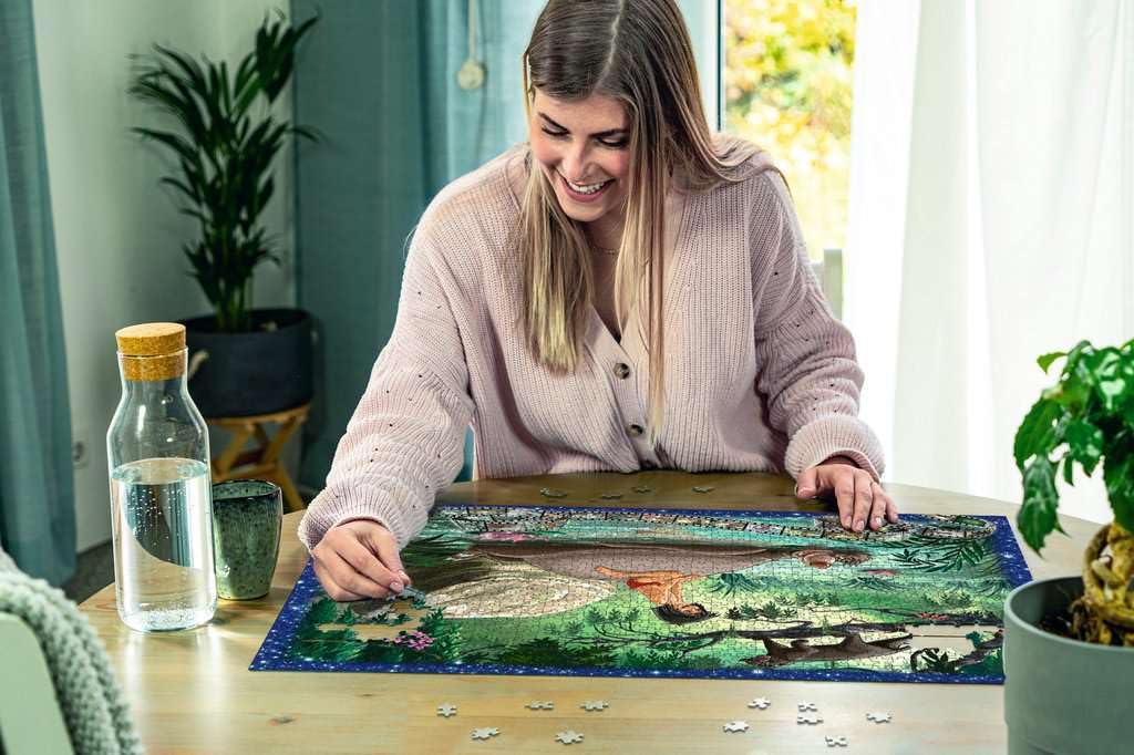 Ravensburger Disney Collector's Edition Jungle Book 1000 Piece Jigsaw Puzzle for Adults - Every Piece is Unique, Softclick Technology Means Pieces Fit Together Perfectly Ravensburger