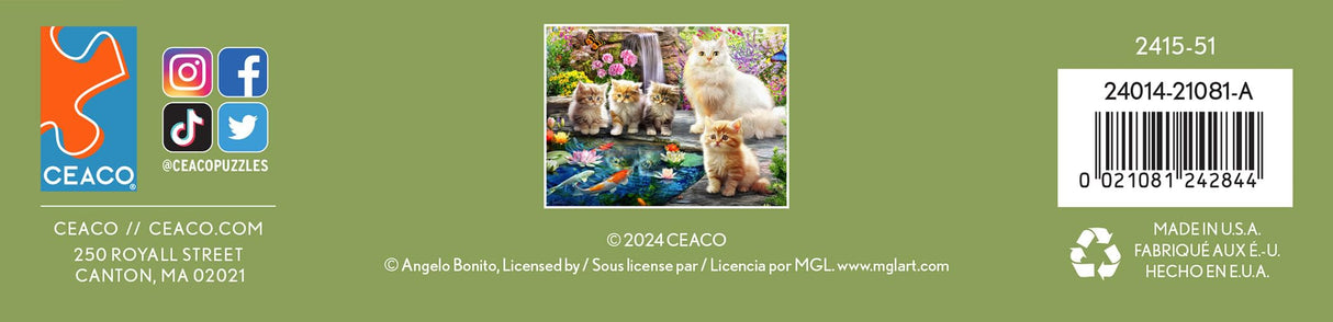 Ceaco - A Purrfect Day - 500 Piece Jigsaw Puzzle Ceaco