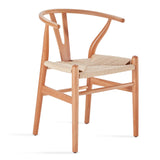 STARY Wood Wishbone Dining Room Chairs Mid Century Modern Wooden for Your Beach House, Fully Assembled STARY