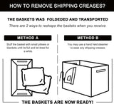 OIAHOMY Storage Basket, Woven Baskets for Storage, Cotton Rope Basket for toys,Towel Baskets for Bathroom - Pack of 3, Gradient Yellow OIAHOMY