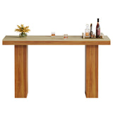 Tribesigns Long Bar Table, Counter Height Pub Table Home Bar Unit for Kitchen Dining Room Tribesigns