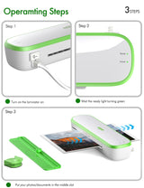 SINOPUREN Laminator Machine, 9inch Silent Thermal Laminator with Complete Set for Home Office School SINOPUREN