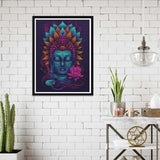 Wergund Diamond Art Painting Buddha, Diamond Art Kits for Adults Religion, Full Drill Crystal Rhinestone Embroidery Cross Stitch Arts Craft Canvas Wall Decor Gift 12x16Inch/30x40 cm-16 Wergund