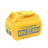 JUNWOOD 1Pack 9.0Ah Replacement for Dewalt 20V 60V Flexvolt Battery Lithium Compatible with DCB606 DCB609 DCB612 DDCB200 DCB201 DCB203 DCB204 DCB206 DCB207 DCB209 JUNWOOD