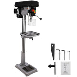 17 in Floor Drill Press with Swing-away Safety Guard, 12 Amp 120V Pure Copper Motor, 200-3630 RPM Variable Speed, 0-45° Tilting Worktable, Tabletop Drilling Machine for Wood Metal CuisinAid