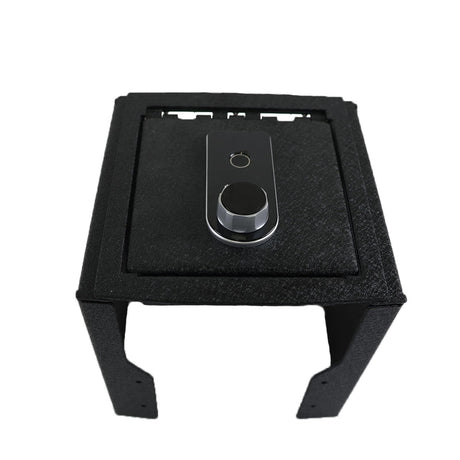 YOULAI Center Console Gun Safe - Console Gun Vault Compatible with Ford Maverick 2022-2025, High Security Armrest Lock Box with Fingerprint Lock with Key YOULAI