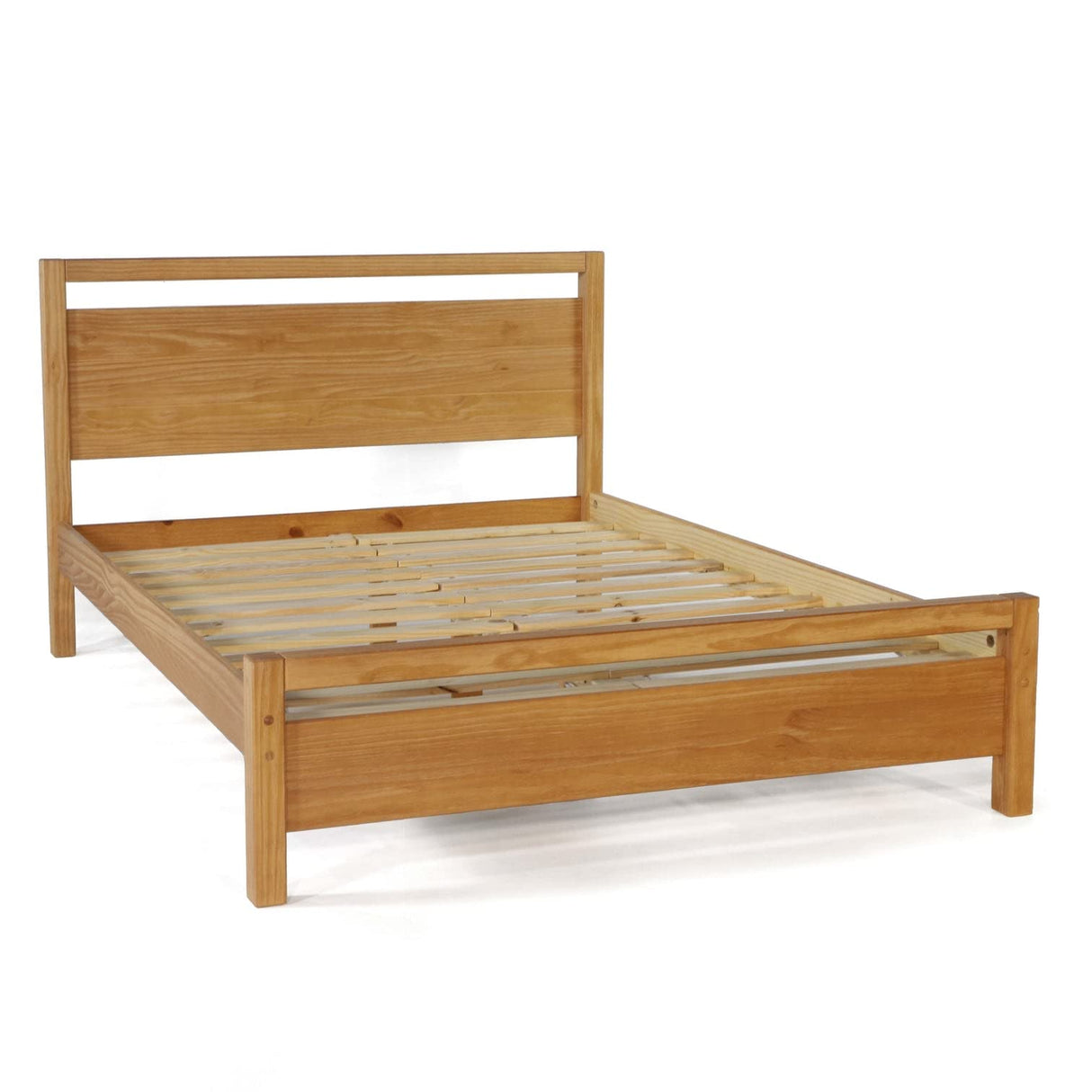 Grain Wood Furniture Loft Full Size Solid Wood Bed, Acacia Grain Wood Furniture