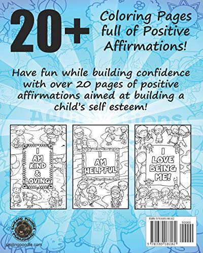 Positive Affirmations for Kids: A confidence building coloring book for all ages!