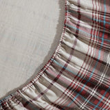 Eddie Bauer - Flannel Sheets Queen Size, Anti-Pilling & Wrinkle Resistant Cotton, Touchably Soft for All-Season Comfort - Bed Sheets with Matching Pillowcases & Fitted Sheet (Montlake Plaid Red) Eddie Bauer