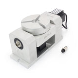 CNCTOPBAOS CNC 5th Axis 4th Rotary Indexer Table,Rotational A C Axis Dividing Head 5.5N.m,Dual Support Harmonic Gearbox Reducing Ratio 50:1+Nema23 Motor for CNC Router Engraver Lathe Milling Machine CNCTOPBAOS
